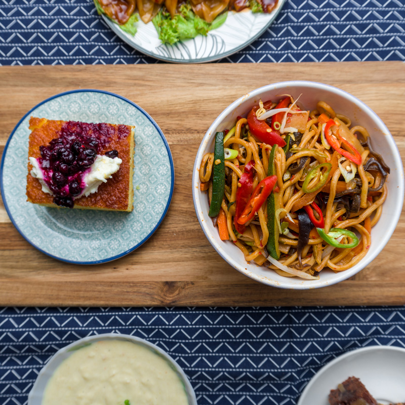 Spicy Bamboo noodles
